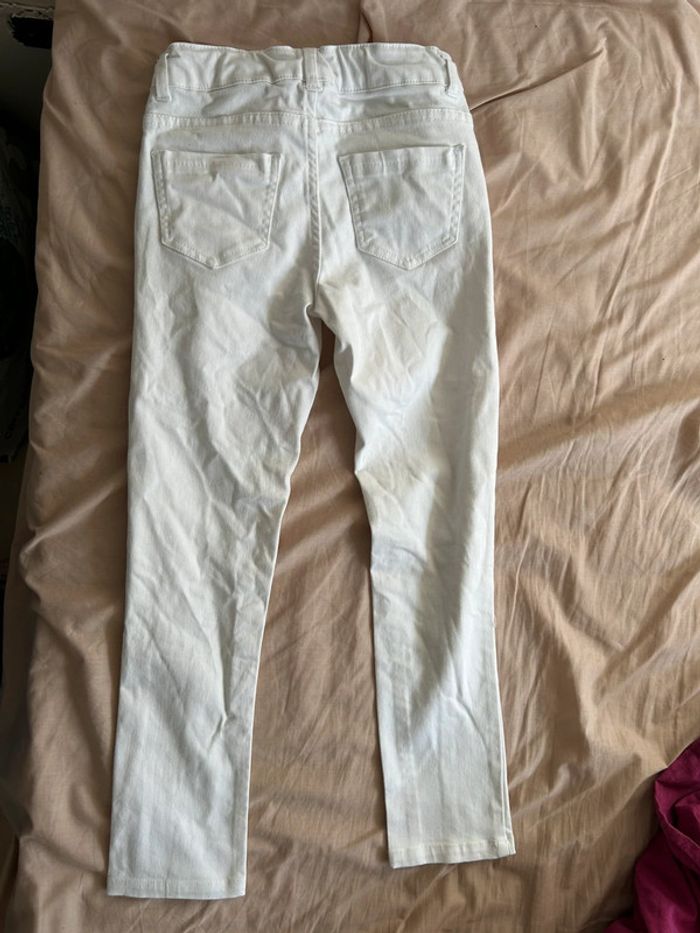Jeans blanc slim 6 ans Monoprix kids - photo numéro 3