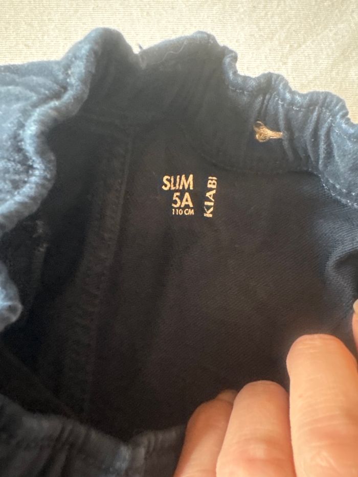 Pantalon kiabi 5 ans bleu marine - photo numéro 2