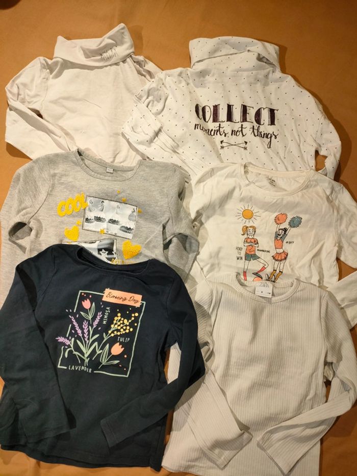 Lot t-shirts ML 6 ans
