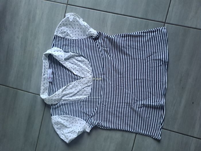 Top pois et rayures Affinités Taille 3 - photo numéro 2