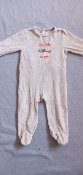 Pyjamas Mots d'enfants taille 18 mois 80cm