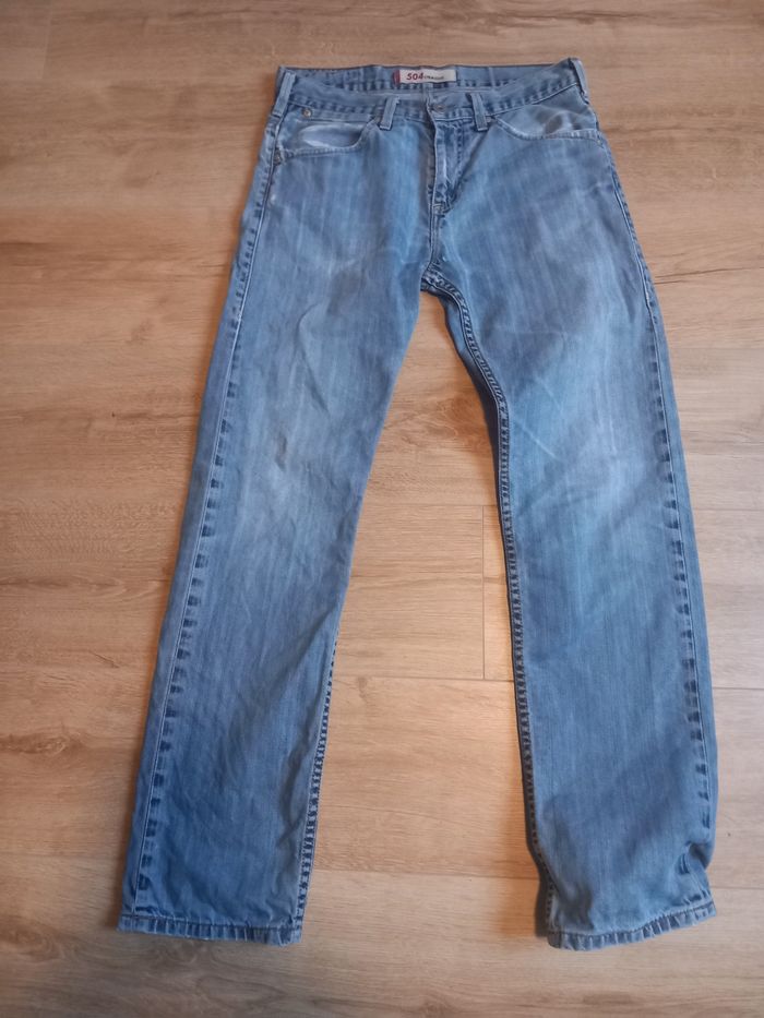 Jean Levi's 504 straight bleu clair - photo numéro 2