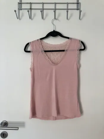 Débardeur rose poudré H&M taille M