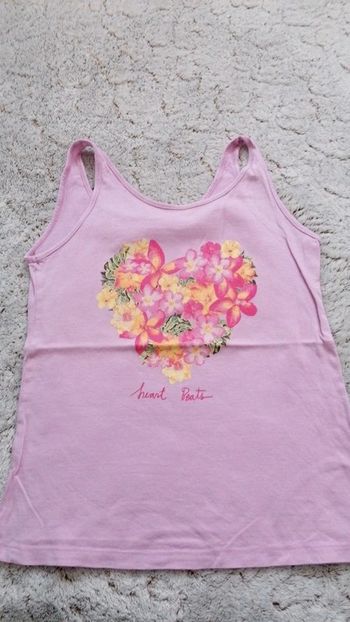 Débardeur rose 7/8 ans