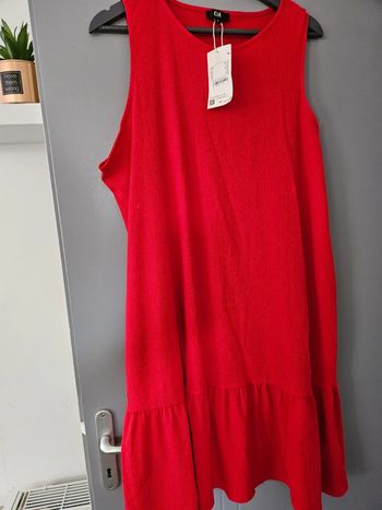 Robe rouge xl