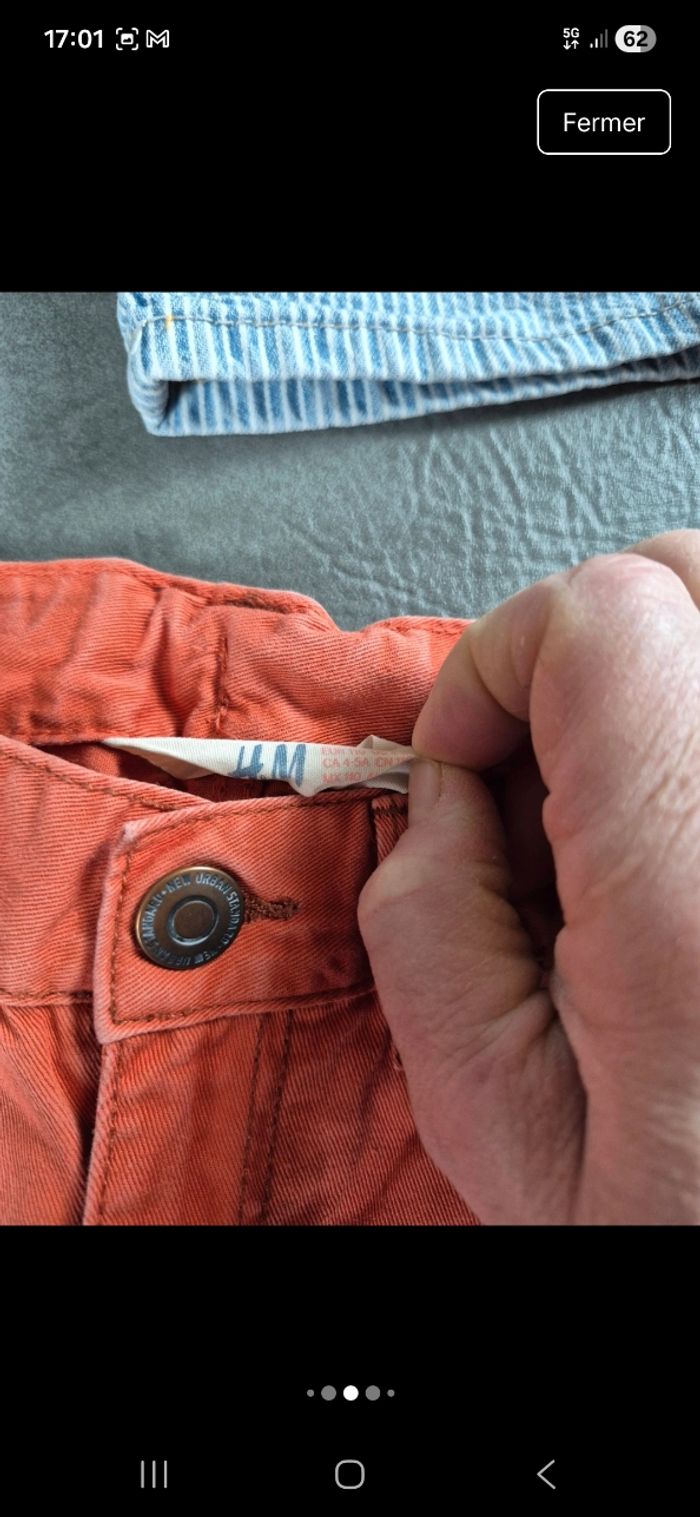 Lot 4 shorts / bermudas 6 ans marques variées tbe A61 - photo numéro 6