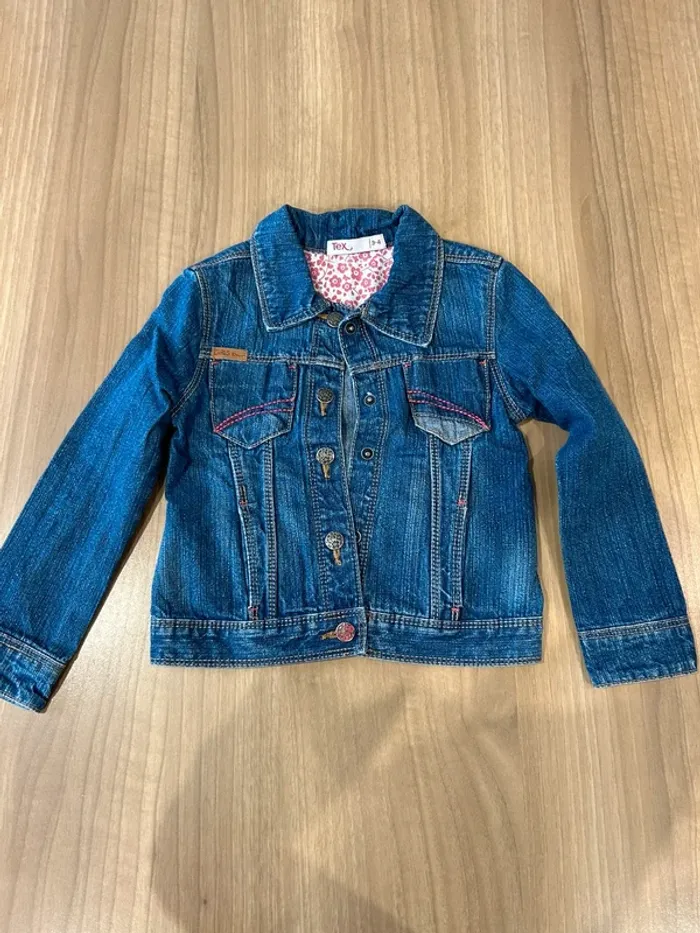 Veste en jeans tex 3-4 ans