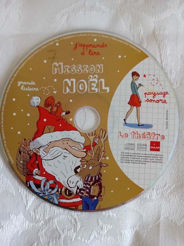 Faby27800 CD n°7 J'apprends à lire - Mission Noël
