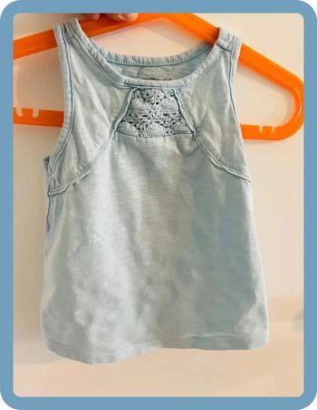 Débardeur bleu ciel 2 ans vertbaudet