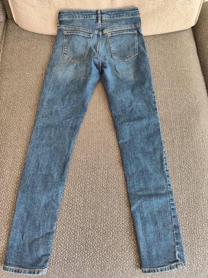 Jean fille Gap Stretch super skinny 14 ans bleu - photo numéro 3