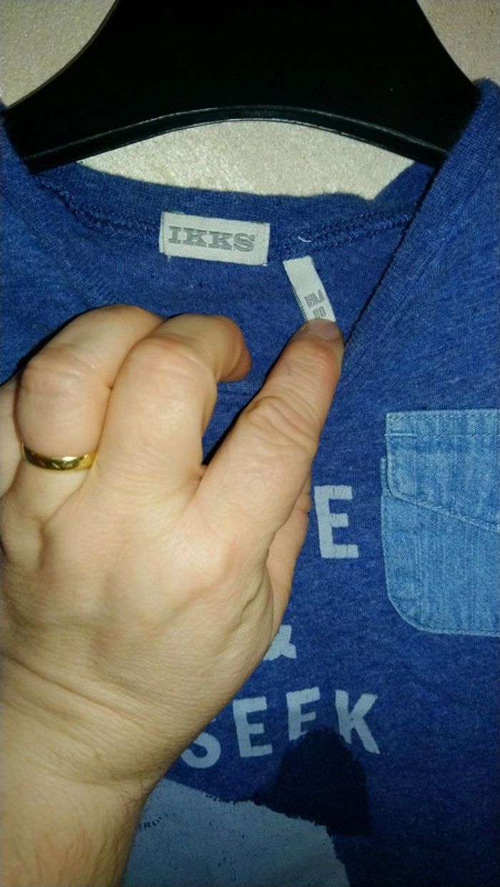 Tee shirt bébé garçon manches longues taille 18 mois IKKS - photo numéro 8