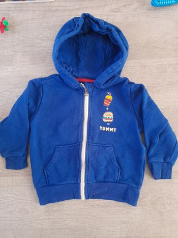 Gilet à capuche Lupilu garçon 24 mois