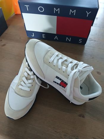 Baskets blanc & beige 41 - Tommy Hilfiger Jeans
