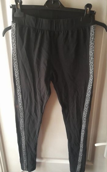 Legging noir bande léopard 🐆