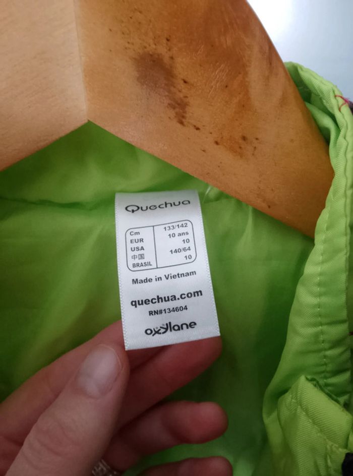 Manteau Veste longue doublée à capuche - Fille 10 ans - photo numéro 10