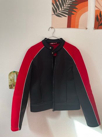 Veste mi saison style biker 