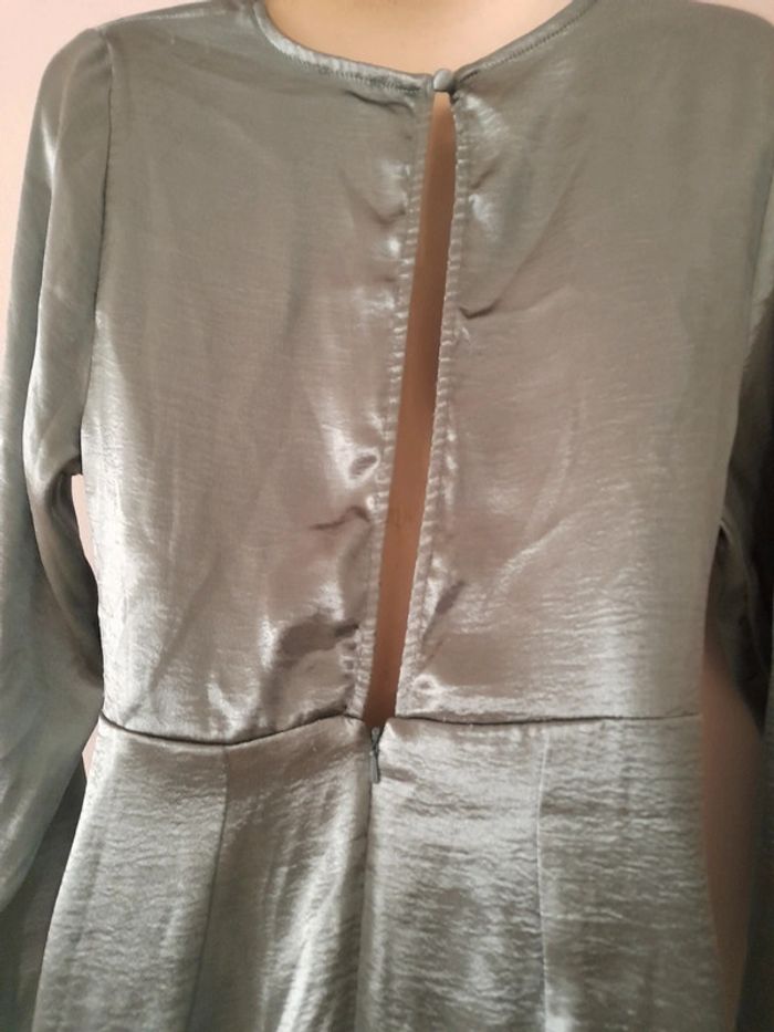 Robe longue de soirée tissu brillant - photo numéro 6