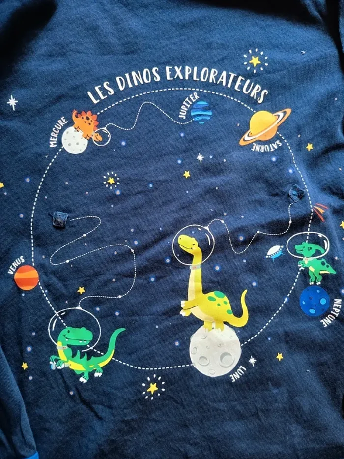 Pyjama léger mi saison 2 pièces Sergent Major en 7 ans - photo numéro 5