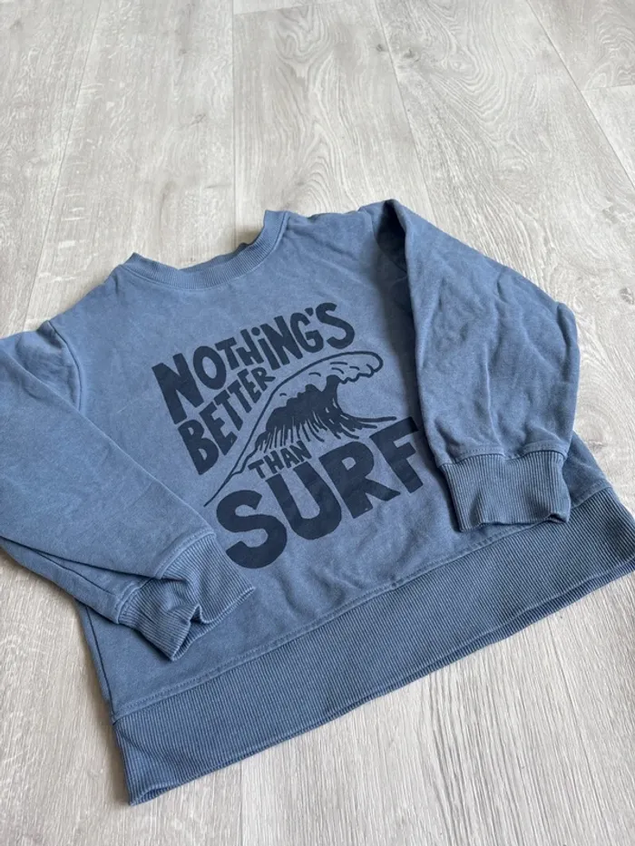 pull sweat surf Vertbaudet 8 ans