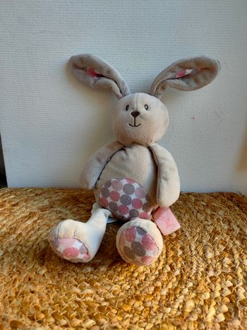 Peluche lapin musical Baby Nat'