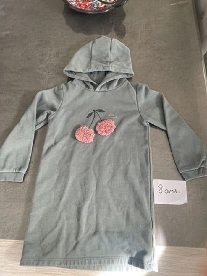 Robe pull cerise