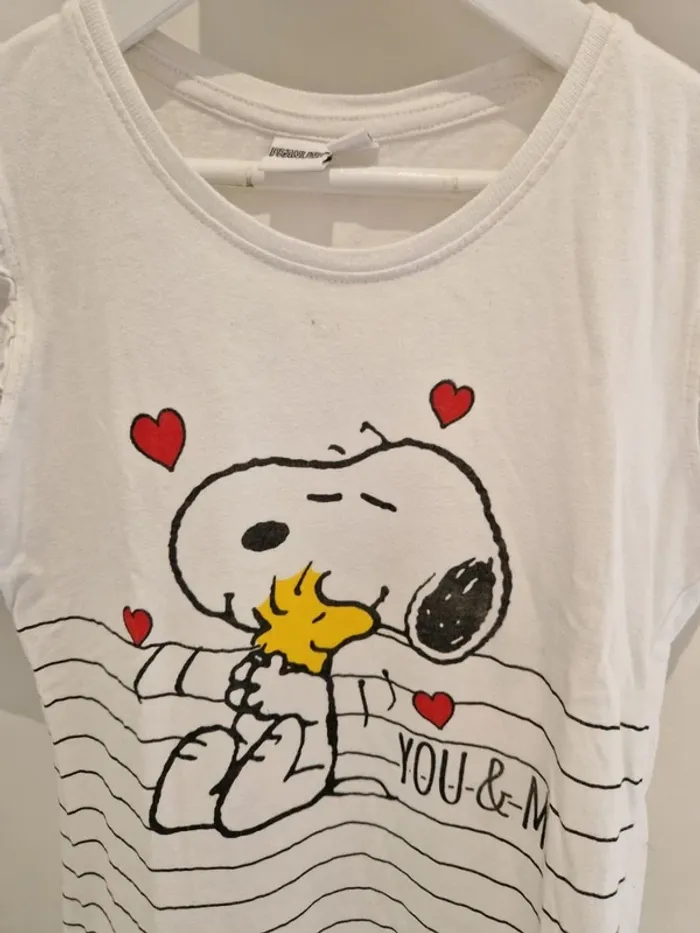 Robe de nuit Snoopy 5/6ans 110/116cm - photo numéro 2