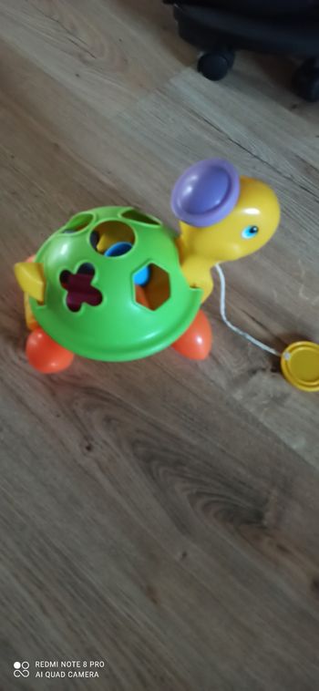 Jouet tortue encastrements