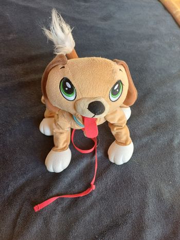 Toufou chien en peluche à promener