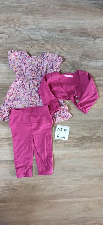 Ensemble bébé fille 6 mois