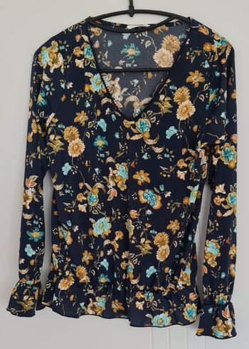 Jolie Blouse Fleurie - T. 38