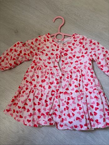 Robe bébé fille cœurs