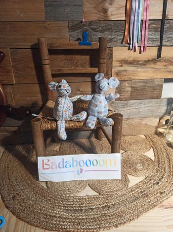 Peluche souris Françoise Saget tbe