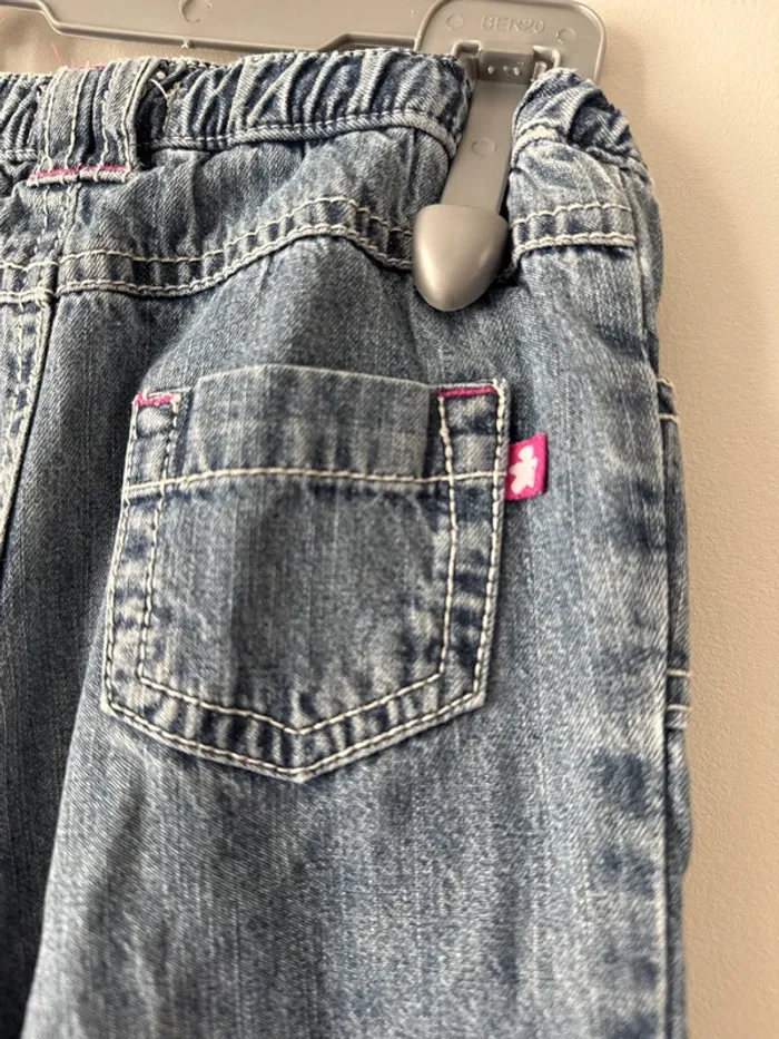 👖🌻 jeans hiver- bébé fille - 9 mois - 71 cm- kitchoun- très bon état - photo numéro 9