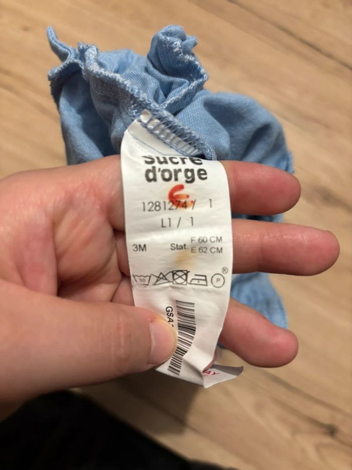 Lot 3 salopettes 3 mois - photo numéro 9