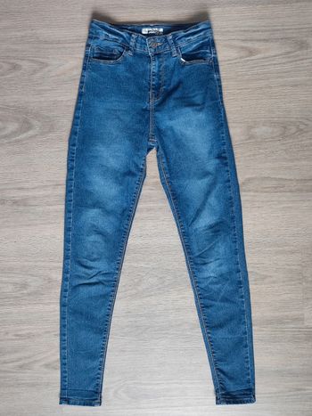 Pantalon jean skinny bleu taille haute / Kiabi - 32/XXS , 146/152cm