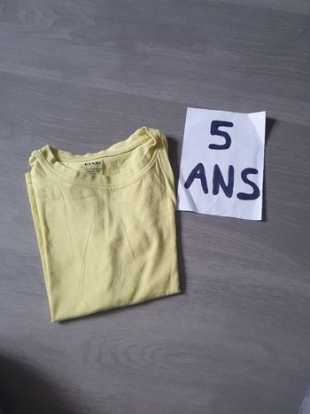 Maillot t-shirt 5ans garçon