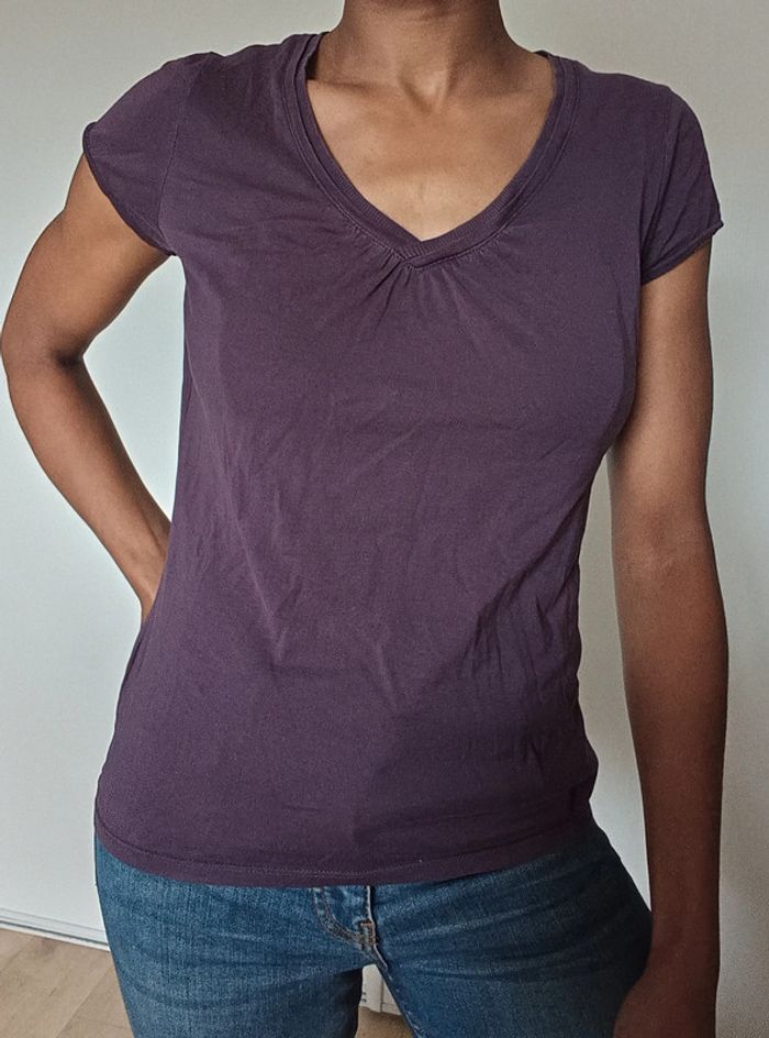 T-shirt violet - photo numéro 2