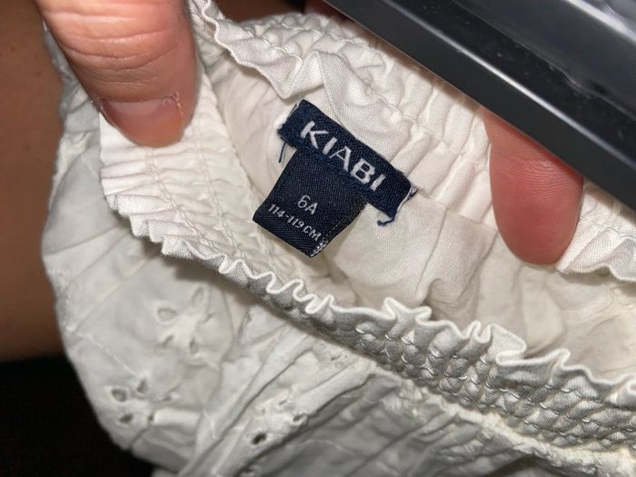 Jupe blanche kiabi taille 6 ans - photo numéro 4