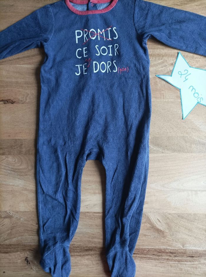 Pyjama 24 mois promis ce soir