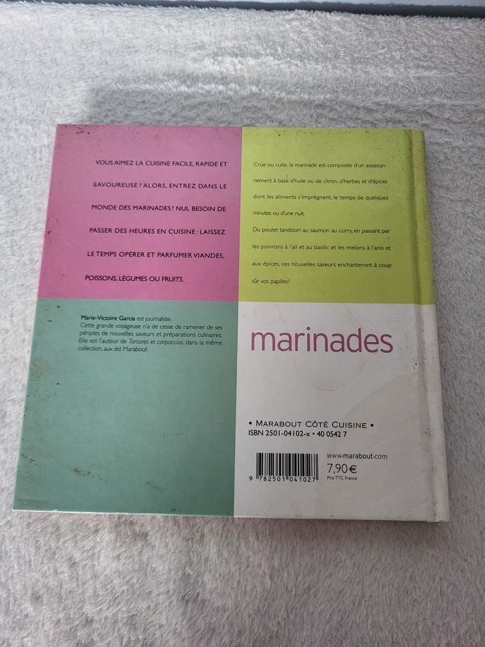 Livre de recettes marinades - Marie Victoire Garcia - Marabout - photo numéro 7
