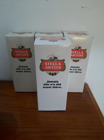 Lot verres Stella Artois 