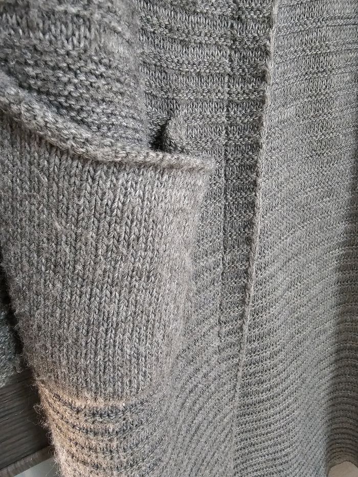 Longue gilet gris - photo numéro 4