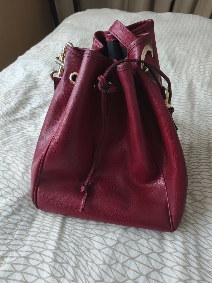 Sac seau cuir Lancaster Vintage