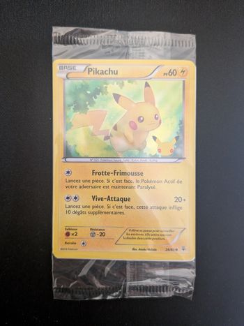 Pokémon carte Pikachu générations 26/83 💫 Toys R Us Holo⚡️ Stamp Promo 20 Ans Scellé Française Pokemon
Scellée dans son blister d'origine. Envoi bien protégé dans un colis