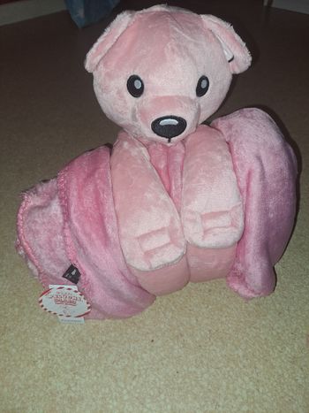 Plaid peluche 140/110 undiz neuf