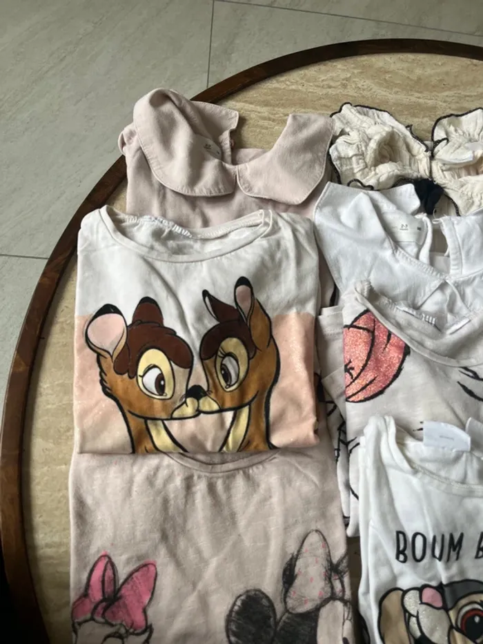 Lot de tee shirt manche longue bébé fille - photo numéro 2
