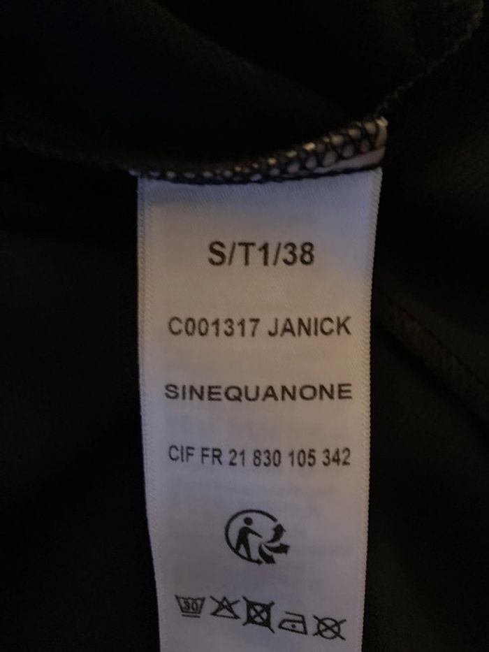 Blouse bleu marine Sinequanone taille S neuve - photo numéro 5