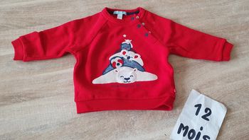 Pull 12mois garçon 74cm Obaïbi