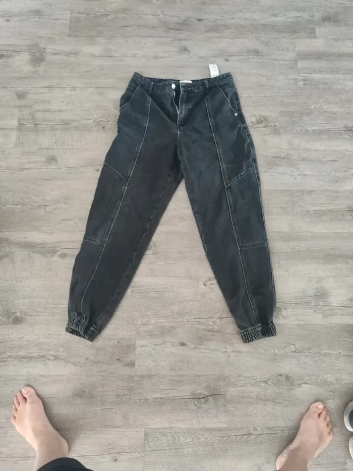 Jean femme cargo