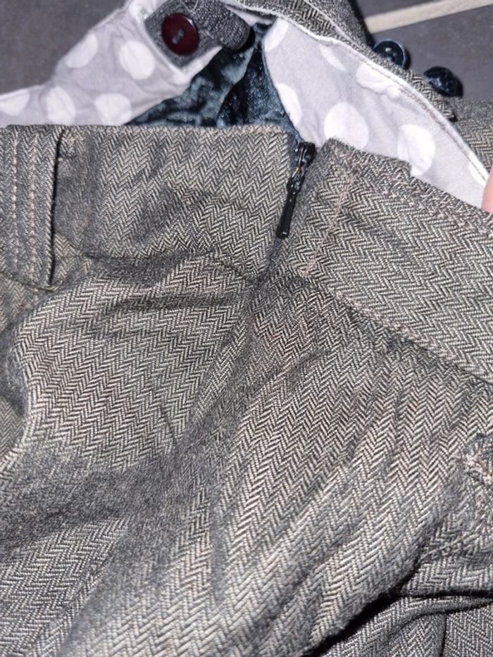 Jupe trapèze Ooxoo tissu chevron 6 ans - photo numéro 8